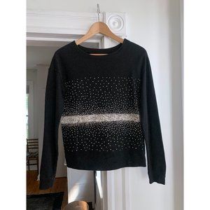 FAMILY French Knot Sweatshirt in Black